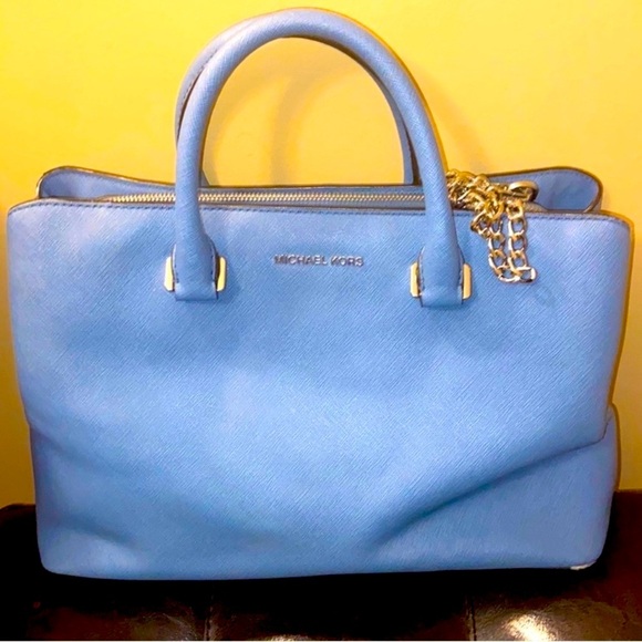 MICHAEL KORS Saffiano Leather Bag, EUC - Picture 1 of 11